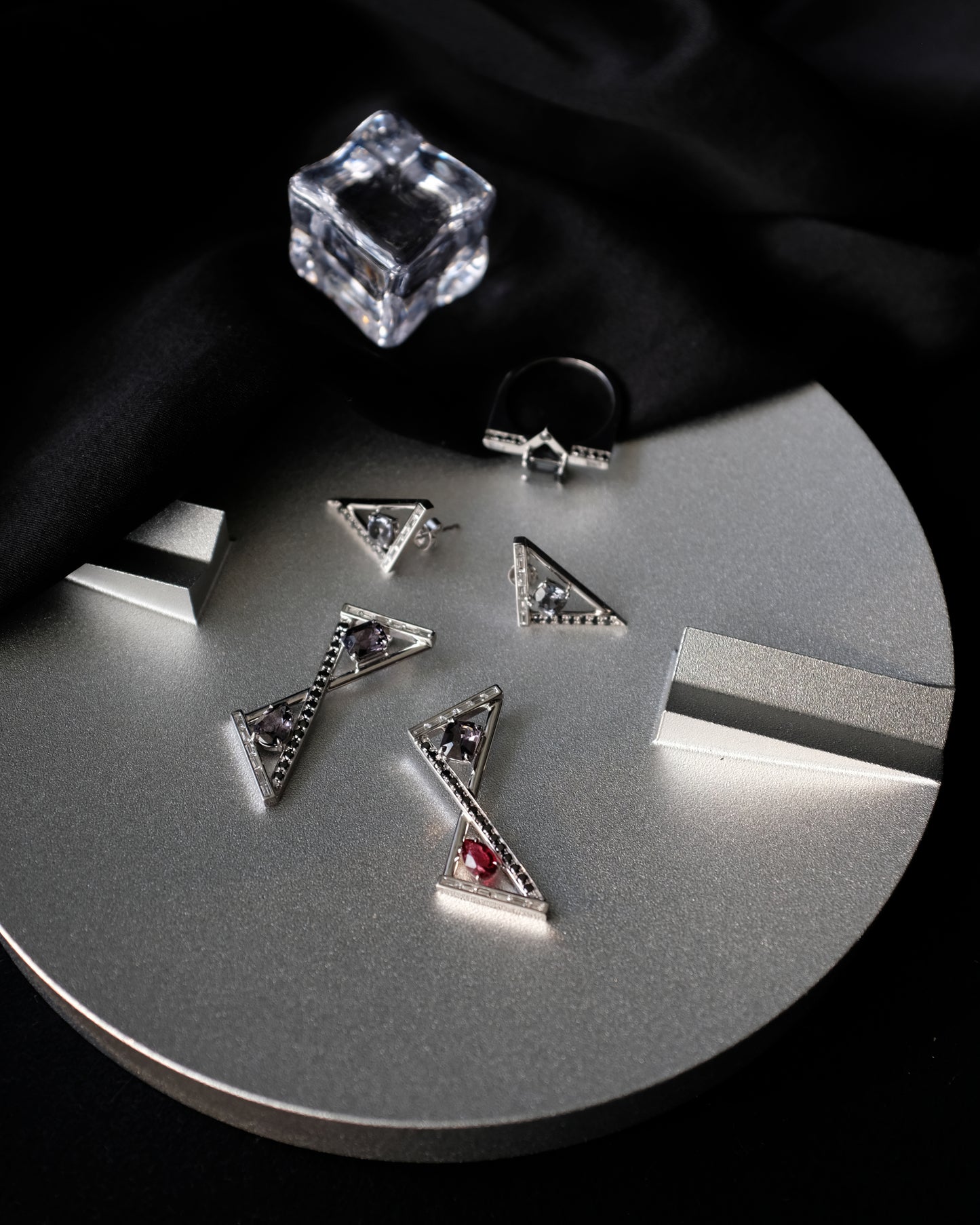 Essential Triangular Spinel Earrings