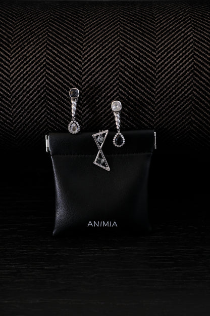 Rope Connected Contrast Earring - Limited Edition