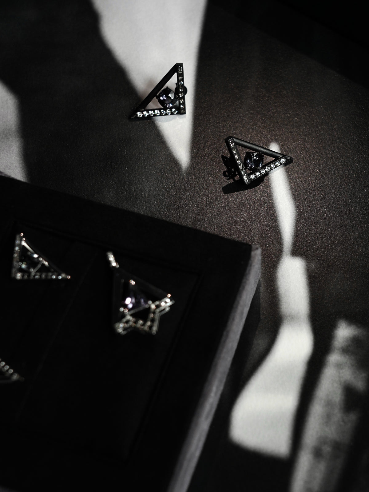 Essential Triangular Spinel Earrings